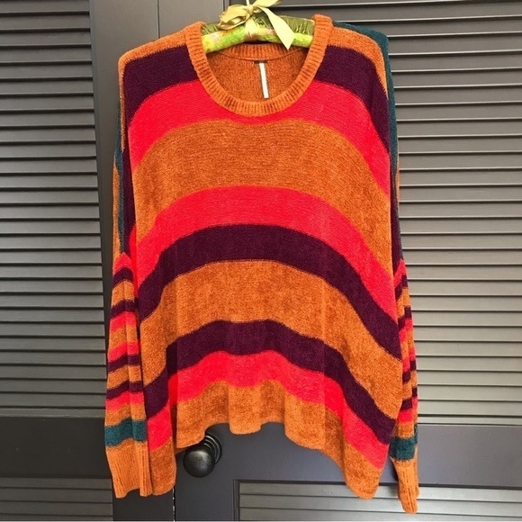 Free People”All About You”  Pullover Sweater in Terracotta, Size Small - Picture 3 of 14